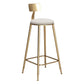 Nordic Style Upholstered Counter Height Stool Round Armless Stools Clearhalo 'Bar Furniture' 'Bar Stools' 'bar_stools' 'furn' 'furn_bar_stools' 'Furniture' 'furniture_bar_stools' 'Kitchen & Dining Furniture' 1200x1200_00edbeac-0f35-403a-a6a4-bb5ef4c776ba