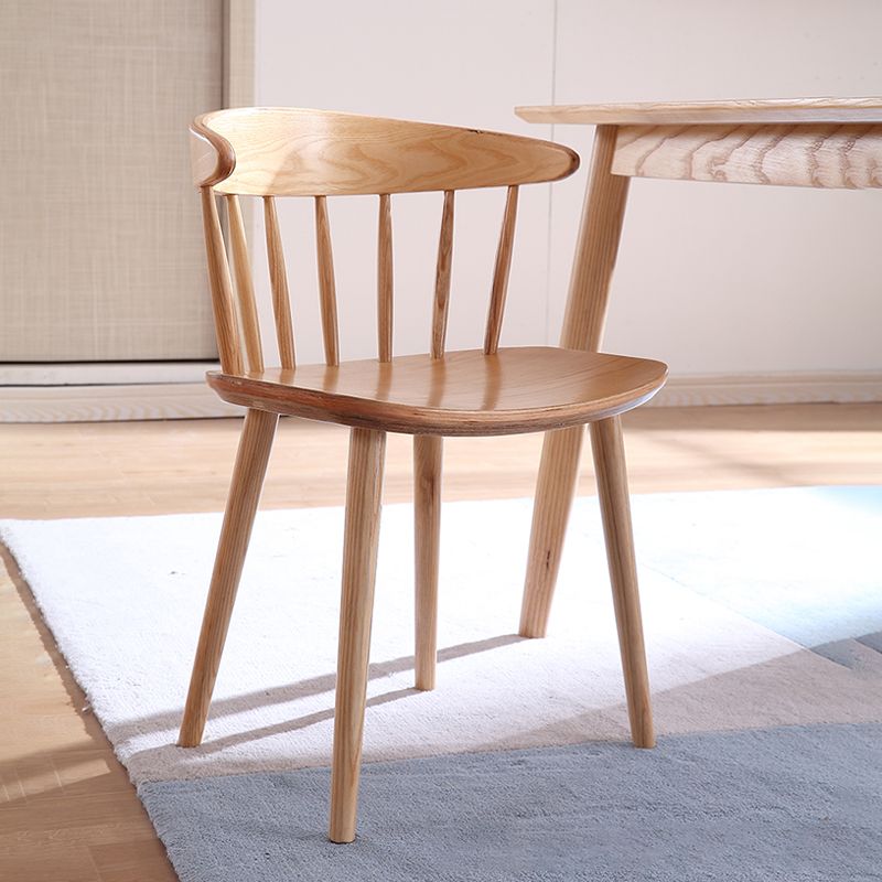 Contemporary Style Dining Wooden Chair Kitchen Wingback Armless Chairs Clearhalo ' kitchen&dining_furn' 'Dining Chairs' 'Dining Tables & Seating' 'dining_chair' 'furn' 'furn_dining_chair' 'Furniture' 'furniture_dining_chair' 'Kitchen & Dining Furniture' 'kitchen' 1200x1200_00edfa49-03a6-4da4-8024-e04b001fc9e2