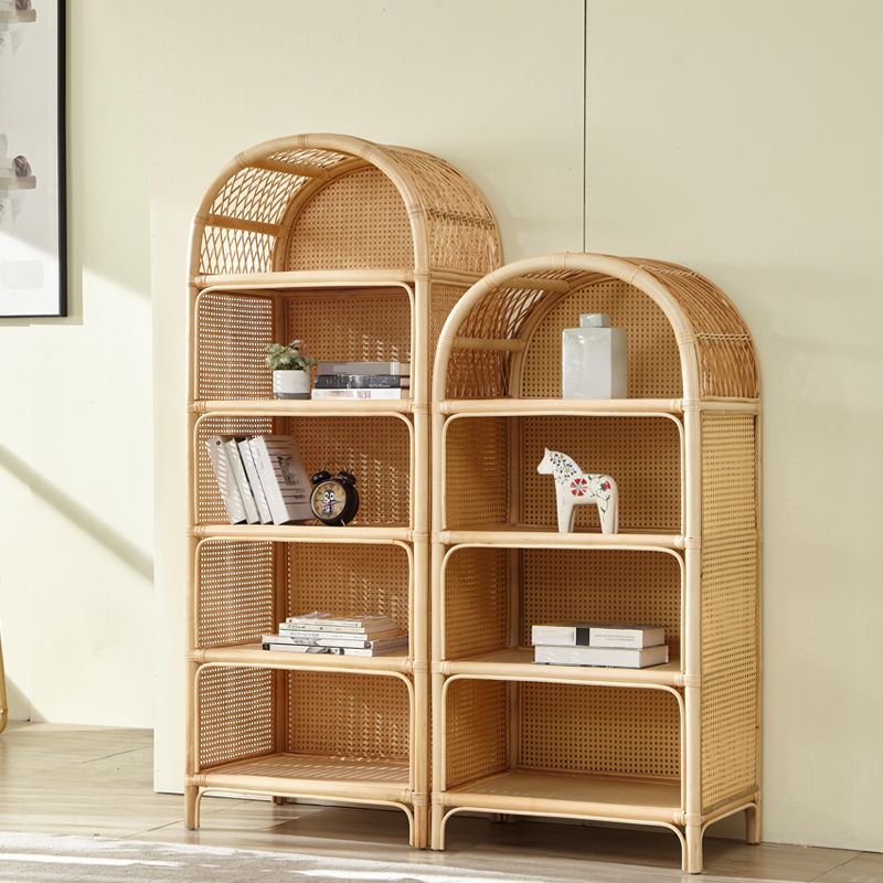 Contemporary Bamboo Bookcase Home Standard Bookshelf in Natural Clearhalo 'Bookcases' 'furn' 'furn_bookcases' 'Furniture' 'Office Furniture' 1200x1200_00f559af-1d02-42c5-b626-0b7931d532e8