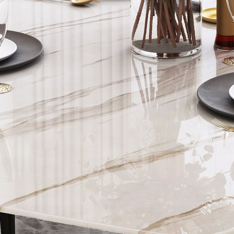 Rectangle Traditional Luxury Dining Table Sintered Stone Table with Gold Pedestal Base Clearhalo ' dining_table' 'Dining Tables & Seating' 'Dining Tables' 'furn' 'furn_dining_table' 'Furniture' 'furniture_dining_table' 'Kitchen & Dining Furniture' 'kitchen&dining_furn' 'kitchen' 'kitchen_dining_table' 1200x1200_00f5e828-209d-492c-932b-2b1ae09753d8