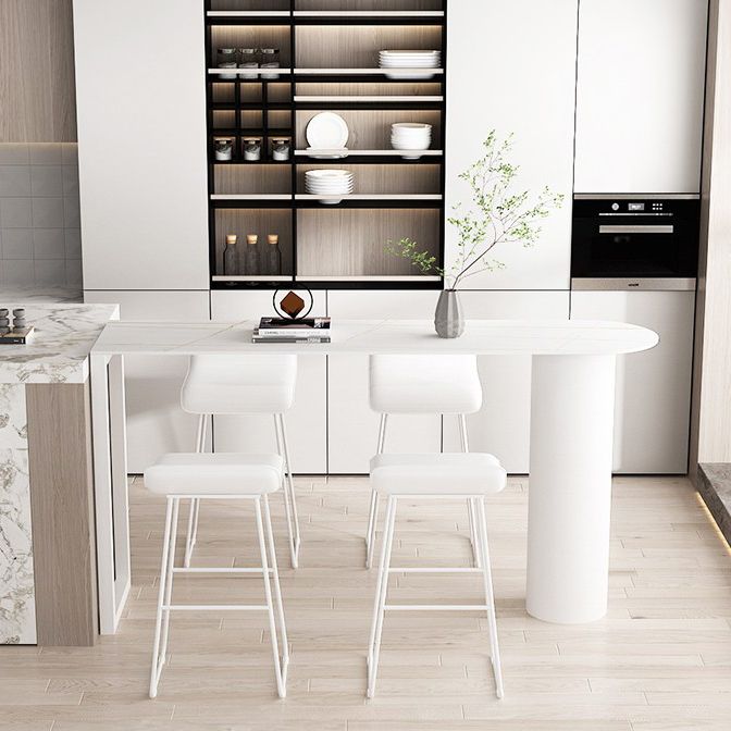 Modern 1/2/3/5 stukken Sintered Stone Pub Tabeltafel Set vaste tafel aanrechttabel