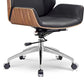 Contemporary High Back Office Chair Black Executive Faux Leather Chair Clearhalo 'furn' 'furn_office_chair' 'Furniture' 'Office Chairs' 'Office Furniture' 'office_chair' 1200x1200_00ff1463-ccee-48cb-9588-ef7ebb3823c0