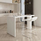 Modern Solid Wood Specialty Bar Table Double Pedestal Bistro Table for Kitchen Clearhalo 'Bar Furniture' 'Bar Tables' 'bar_tables' 'Dining Tables & Seating' 'Dining Tables' 'dining_table' 'furn' 'furn_dining_table' 'Furniture' 'furniture_bar_tables' 'Kitchen & Dining Furniture' 1200x1200_00ffdbdd-6333-407b-b2a2-542d710f3fe8
