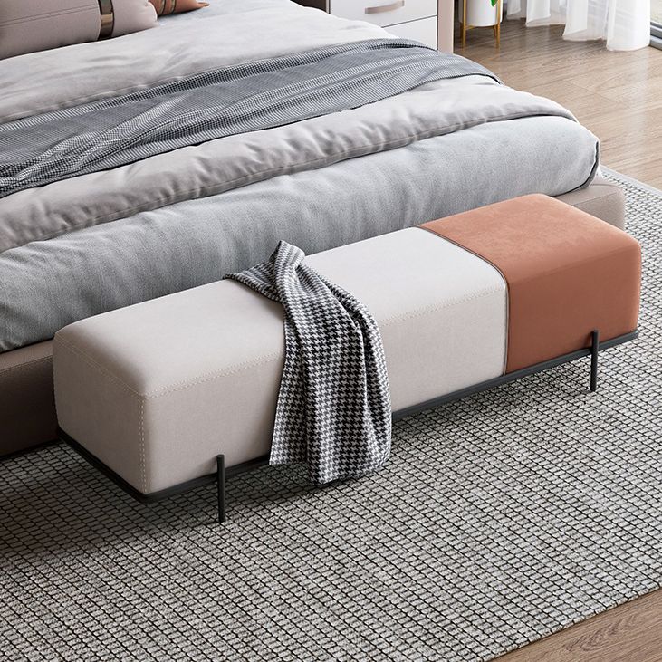 15.7" Wide Upholstered Seating Bench Modern Entryway and Bedroom Bench with Cushioned Clearhalo 'Benches' 'Chairs & Seating' 'furn' 'furn_benches' 'Furniture' 'Living Room Furniture' 1200x1200_010078c2-0436-4d1f-b80c-944ce2f8cfe2