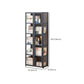 Modern Lacquered Accent Cabinet, Gray Rectangle Cabinet with Shelves