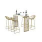 Stone Top Bar Counter Contemporary Rectangle Bar Counter with Sled Base Clearhalo 'Bar Furniture' 'Bar Tables' 'bar_tables' 'furn' 'furn_bar_tables' 'Furniture' 'furniture_bar_tables' 'Kitchen & Dining Furniture' 1200x1200_01060996-4e7e-44bc-a927-1c24b69bc7e7