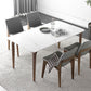 Contemporary Style 1/4/5 Pieces Dining Set Rectangle Sintered Stone Dining Table Set Clearhalo 'Dining Room Sets' 'Dining Tables & Seating' 'dining_room_set' 'furn' 'furn_dining_room_set' 'Furniture' 'furniture_dining_room_set' 'Kitchen & Dining Furniture' 'kitchen&dining_furn' 'kitchen' 1200x1200_01067d20-4e3d-4142-b825-d66de8904c06
