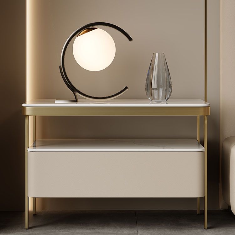 Glam bedkastje open opbergbed nachtkastje met lade