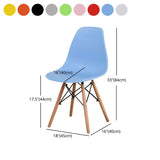Modern Plastic Home Side Chair Matte Finish Solid Back Dining Chair Clearhalo 'Dining Chairs' 'Dining Tables & Seating' 'dining_chair' 'Furniture' 'furniture_dining_chair' 'Kitchen & Dining Furniture' 1200x1200_010a24a2-4a70-4f72-af5a-bc46daf2407c