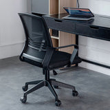 Black Contemporary Office Chair Breathable Air Grid Upholstered Desk Chair Clearhalo 'furn' 'furn_office_chair' 'Furniture' 'Office Chairs' 'Office Furniture' 'office_chair' 1200x1200_010a24b3-0cd8-4b73-a8f7-78fd7c7e8f3d