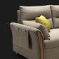 Fabric Sofa Bed Settee Furniture Flared Arm Latex Filled Sofa Clearhalo 'furn' 'furn_sofas' 'Furniture' 'furniture_sofas' 'kitchen' 'kitchen_sofas' 'Living Room Furniture' 'Sofa' 'sofas' 1200x1200_010e24bf-c941-464b-a180-45f1f39f65d7