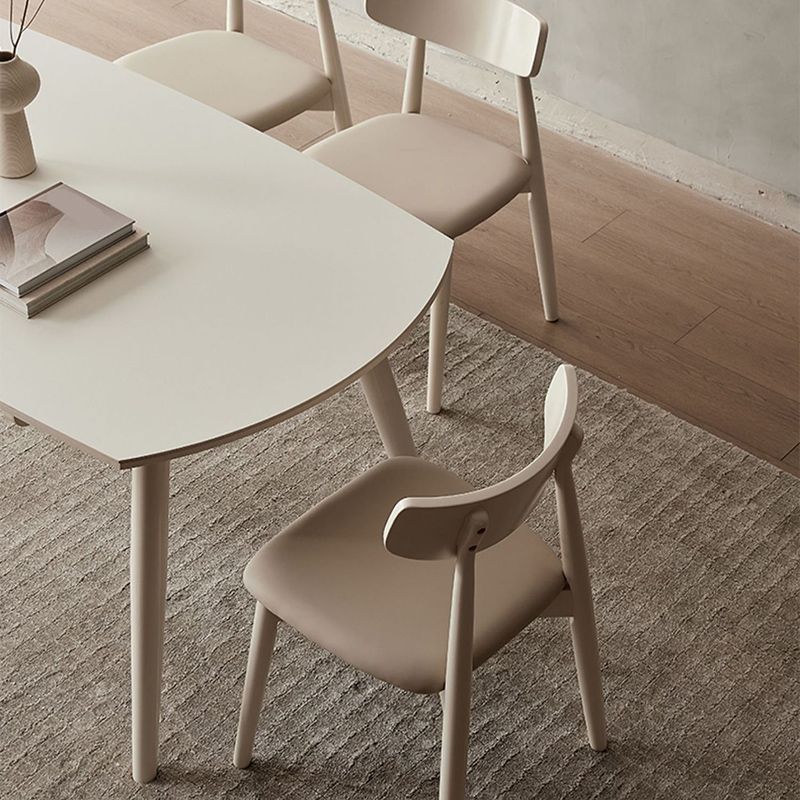 Contemporary Kitchen Dining Side Chair Oak Open Back Dining Chair Clearhalo 'Dining Chairs' 'Dining Tables & Seating' 'dining_chair' 'furn' 'furn_dining_chair' 'Furniture' 'Kitchen & Dining Furniture' 1200x1200_010ea854-a9ea-4310-801f-295b70d93c6e