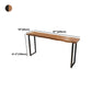 Brown Modern Style Solid Wood and Iron Coffee Shop Bar Table Clearhalo 'Bar Furniture' 'Bar Tables' 'bar_tables' 'furn' 'furn_bar_tables' 'Furniture' 'furniture_bar_tables' 'Kitchen & Dining Furniture' 1200x1200_0110d48a-31b2-4c56-a3c7-2d3ed7c0353c
