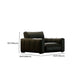 Black Genuine Leather Sofa Mid-Century Modern Square Arm Sofa Clearhalo 'furn' 'furn_sofas' 'Furniture' 'Living Room Furniture' 'Sofa' 'sofas' 1200x1200_0111832a-8aa4-4b4d-bf11-2ad4942b18bc