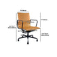 Contemporary Arm Chair Adjustable Seat Height Orange Leather Office Chair Clearhalo 'furn' 'furn_office_chair' 'Furniture' 'Office Chairs' 'Office Furniture' 'office_chair' 1200x1200_01134ad5-9a5c-472a-bf5e-11af53bd7a75