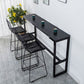 Contemporary Style Dining Sintered Stone Table Rectangle Bar Counter Table for Home Clearhalo 'Bar Furniture' 'Bar Tables' 'bar_tables' 'furn' 'furn_bar_tables' 'Furniture' 'furniture_bar_tables' 'Kitchen & Dining Furniture' 1200x1200_01147b32-aeff-4a2a-b798-763161d0e8e7