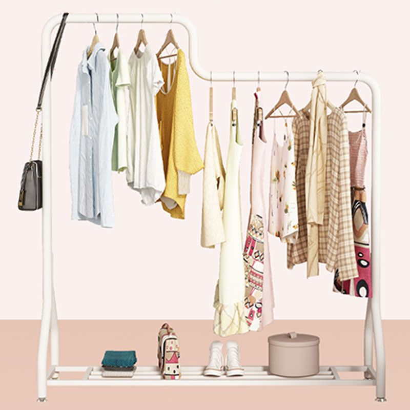 Albero moderno della sala in metallo con tappeto per appendiabiti per manuali da stoccaggio