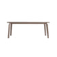 Mesa de comedor estilo Glam, mesa de comedor rectangular de piedra en blanco