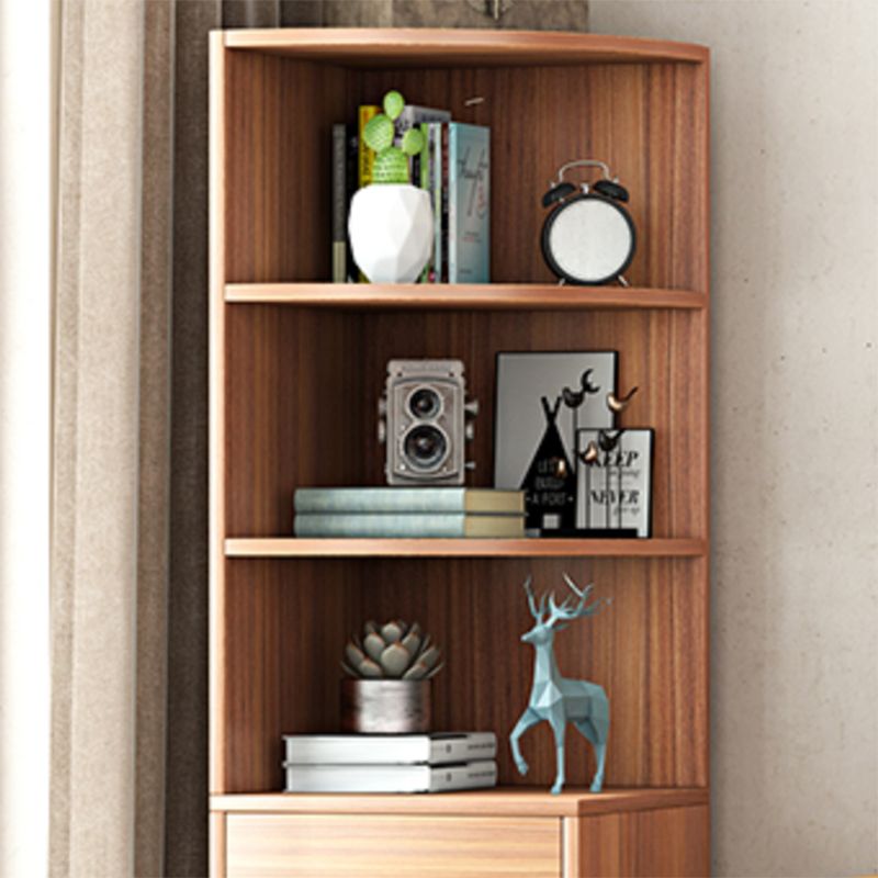 Scratch Resistant Accent Cabinet with 0/1/2 Drawers and Shelves