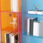 Closed Back Plastic Bookcase Scandinavian Style Bookshelf for Home Office Study Room Clearhalo 'Bookcases' 'furn' 'furn_bookcases' 'Furniture' 'furniture_bookcases' 'Office Furniture' 1200x1200_011e3c98-3775-46a9-bfe9-83bfab0ac319