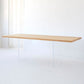 Rectangle Solid Wood Brown Tone Dining Table Simplicity Double Pedestal Table for Dining Room Clearhalo ' dining_table' 'Dining Tables & Seating' 'Dining Tables' 'furn' 'furn_dining_table' 'Furniture' 'furniture_dining_table' 'Kitchen & Dining Furniture' 'kitchen&dining_furn' 'kitchen' 'kitchen_dining_table' 1200x1200_012136ec-22c2-486f-b3a2-38694996bf8e