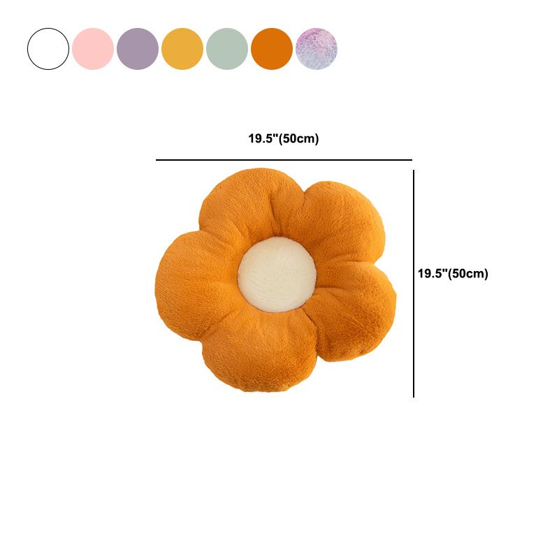Contemporary Pouf Ottoman Velvet Upholstered Tear Resistant Flower Shape Ottoman Clearhalo 'furn' 'furn_ottomans_poufs' 'Furniture' 'Living Room Furniture' 'Ottomans & Poufs' 'ottomans_poufs' 1200x1200_01217152-06fd-4ab2-b232-55991d9dac91