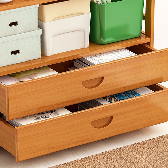 Contemporary 2 - Drawer Accent Chest, Rectangle Lacquered Chest in Natural Clearhalo 'Cabinets & Chests' 'cabinets_chests' 'furn' 'furn_cabinets_chests' 'Furniture' 'Living Room Furniture' 1200x1200_012346da-fa4d-435a-8bfe-89de9f0d5377