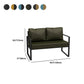 26,77 "W Faux Leder Quadratarmofofa zeitgenössisches Sofa für Wohnzimmer
