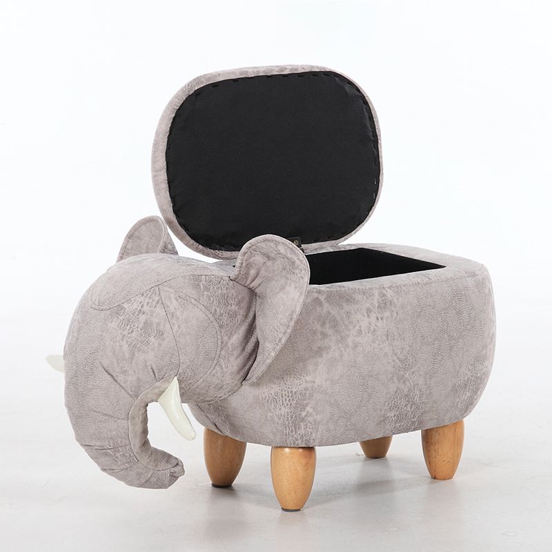 コンテンポラリーフェイクレザー布張りのオスマンスペシャリティシェイププーフ