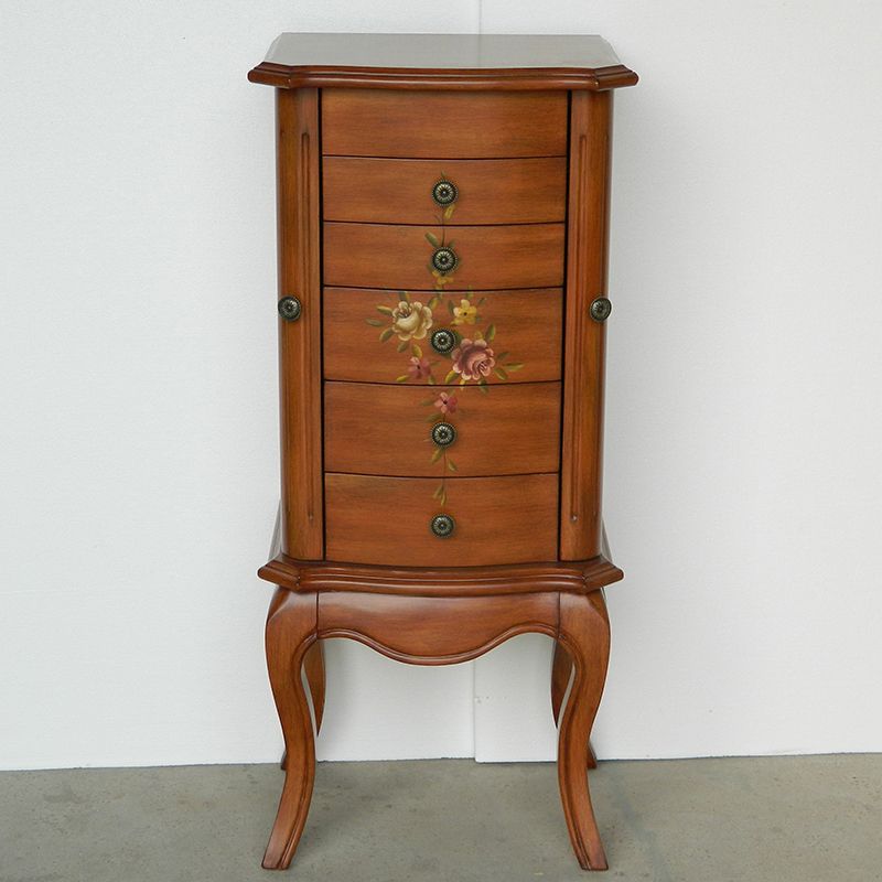 Mid-Century Modern Chest Wood Knobs Handcrafted Side Cabinet with Drawer Clearhalo 'Cabinets & Chests' 'cabinets_chests' 'furn' 'furn_cabinets_chests' 'Furniture' 'Living Room Furniture' 1200x1200_012ada32-142c-4d11-9c62-c19d3d5eb1dc