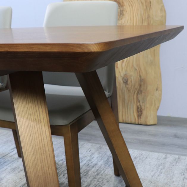 Rectangle Minimalist Dining Table Wood Color Fixed Table of Solid Wood Clearhalo ' dining_table' 'Dining Tables & Seating' 'Dining Tables' 'furn' 'furn_dining_table' 'Furniture' 'furniture_dining_table' 'Kitchen & Dining Furniture' 'kitchen&dining_furn' 'kitchen' 'kitchen_dining_table' 1200x1200_012b8c22-ee98-4b37-85db-616493844715