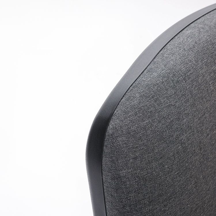 Sedia per ufficio imbottita moderna senza braccio.