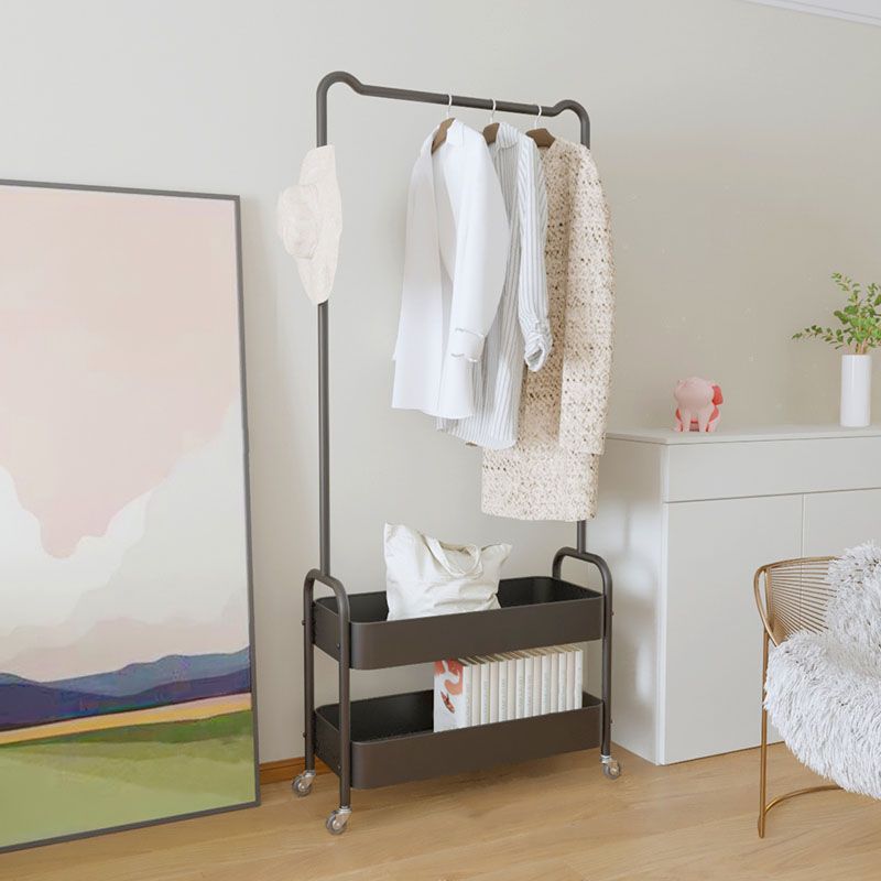 Rack de manteau métallique de style moderne pure couleur étagère de conception de conception de conception de conception