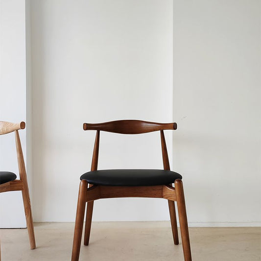 Chaise de salle à manger en faux cuir moderne