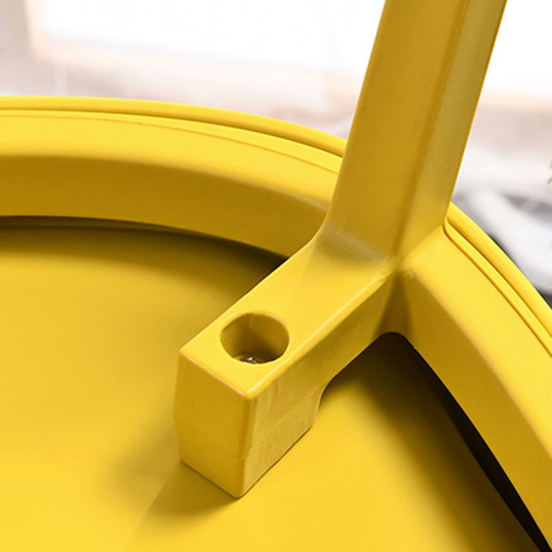 Sedia laterale semplice moderna sedia da pranzo in plastica per sala da pranzo