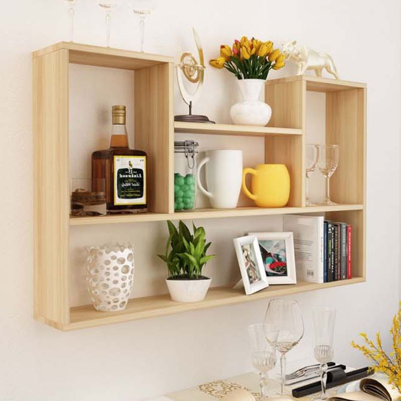 Modern Engineered Wood Bookcase Floating Wall Mounted Bookshelf Clearhalo 'Bookcases' 'furn' 'furn_bookcases' 'Furniture' 'Office Furniture' 1200x1200_013390fe-d22b-4855-b673-1d3984b99f4a
