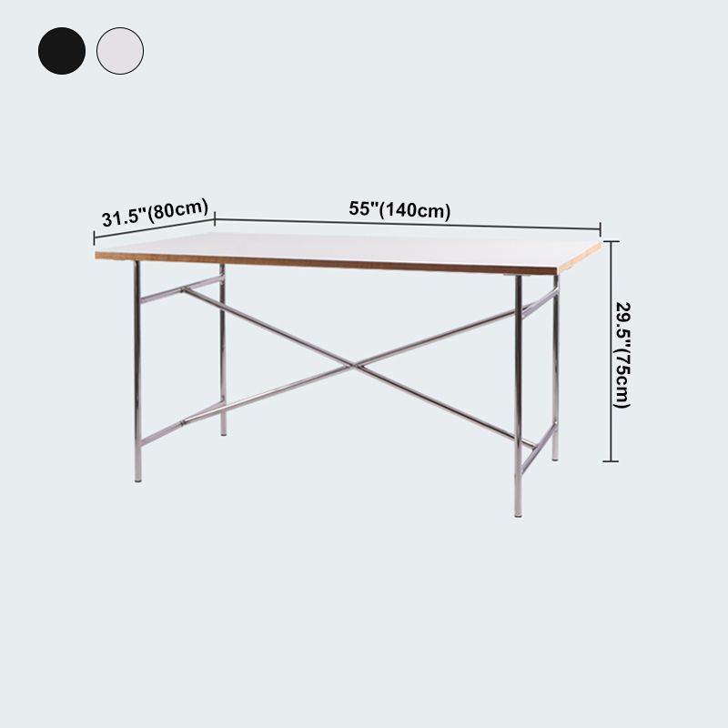 Modern Wood Rectangle Dining Table Standard Kitchen Dining Table with 4 Legs Clearhalo ' dining_table' 'Dining Tables & Seating' 'Dining Tables' 'furn' 'furn_dining_table' 'Furniture' 'furniture_dining_table' 'Kitchen & Dining Furniture' 'kitchen&dining_furn' 'kitchen' 'kitchen_dining_table' 1200x1200_0133df50-6280-479c-b3a8-f84b825d8f20