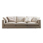 Modern Fabric Square Arm Sofa Standard Cushions Beige 4 Legs Sofa Clearhalo 'furn' 'furn_sofas' 'Furniture' 'furniture_sofas' 'kitchen' 'kitchen_sofas' 'Living Room Furniture' 'Sofa' 'sofas' 1200x1200_01366a2a-1939-4e77-aae8-cea87f742d21