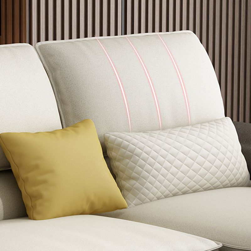 Assembled Settee Furniture Faux Leather and Fabric Bench Seating Clearhalo 'furn' 'furn_sectionals' 'Furniture' 'furniture_sectionals' 'kitchen' 'kitchen_sectionals' 'Living Room Furniture' 'Sectionals' 1200x1200_0137d017-1c83-4fe2-98d6-8cad2dcba248