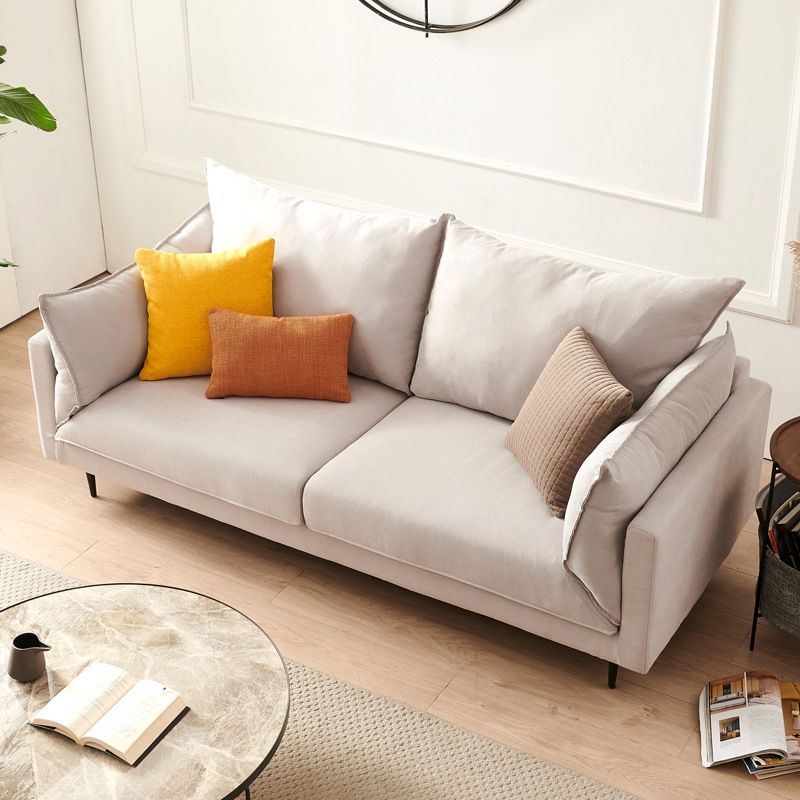 Linen 33"W Sofa Pillow Top Arm Sofa with 2 Pillows for Living Room Clearhalo 'furn' 'furn_sofas' 'Furniture' 'furniture_sofas' 'Living Room Furniture' 'Sofa' 'sofas' 1200x1200_013a7d43-3e70-4649-a256-7d8e9ea45c29