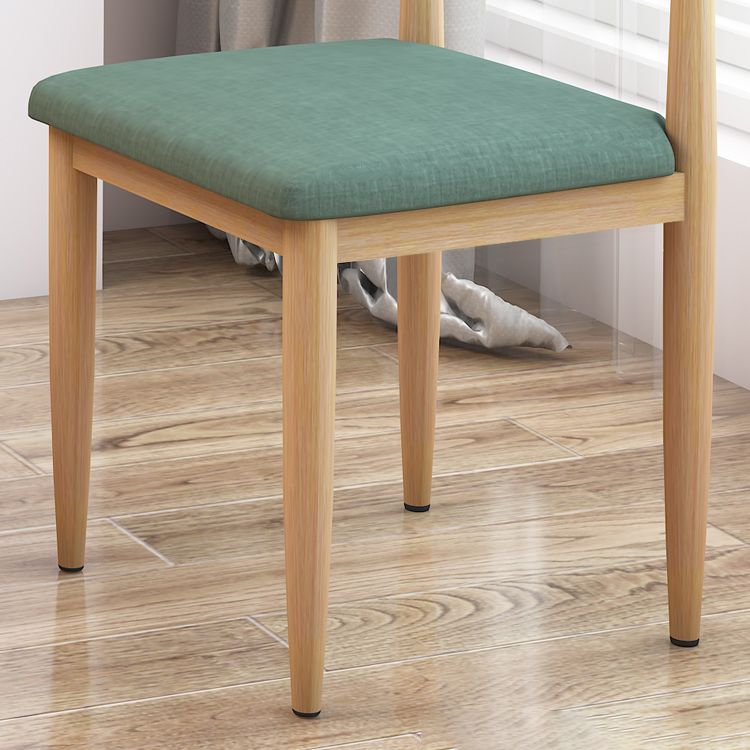 Moderne stijl zijstoel open rug binnen eetkamerstoel voor eetkamer