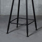 Industrial Armless Backrest Counter Stool Steel Cafe Bar Stool with Velvet Cushion Clearhalo 'Bar Furniture' 'Bar Stools' 'bar_stools' 'furn' 'furn_bar_stools' 'Furniture' 'furniture_bar_stools' 'Kitchen & Dining Furniture' 1200x1200_013d4fe2-e12b-468b-bb95-cb7443e00e4c