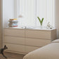 16" D White Wooden Dresser Modern Style Multi Drawers Storage Chest Clearhalo 'Bedroom Furniture' 'Dressers & Chests' 'dressers_chests' 'furn' 'furn_dressers_chests' 'Furniture' 1200x1200_013e95aa-fb88-4a53-9eee-b75cb80095a5