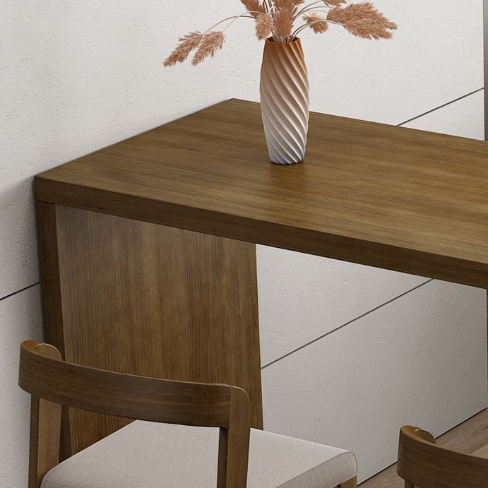 Pine Wood Bar Dining Table Modern Bar Table with Double Pedestal for Dining Room Clearhalo 'Bar Furniture' 'Bar Tables' 'bar_tables' 'furn' 'furn_bar_tables' 'Furniture' 'furniture_bar_tables' 'Kitchen & Dining Furniture' 1200x1200_013eb7ac-e35a-4091-a5e5-6258aecbdbf3