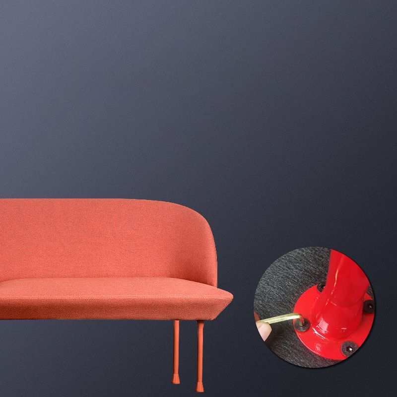 30.71" H Linen Armless Contemporary Sofa with Tight Back for Apartment Clearhalo 'furn' 'furn_sofas' 'Furniture' 'furniture_sofas' 'kitchen' 'kitchen_sofas' 'Living Room Furniture' 'Sofa' 'sofas' 1200x1200_014547ab-961c-41a8-964e-3b408d18bdfa