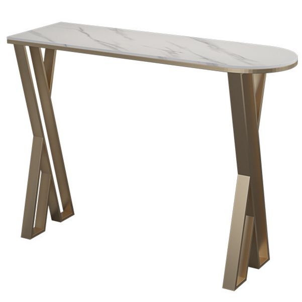 Traditional Luxury Bar Table Stone Top Bar Dining Table with Sled Base Clearhalo 'Bar Furniture' 'Bar Tables' 'bar_tables' 'furn' 'furn_bar_tables' 'Furniture' 'furniture_bar_tables' 'Kitchen & Dining Furniture' 1200x1200_0148b74f-0421-46d0-9f4b-75e06c622eed