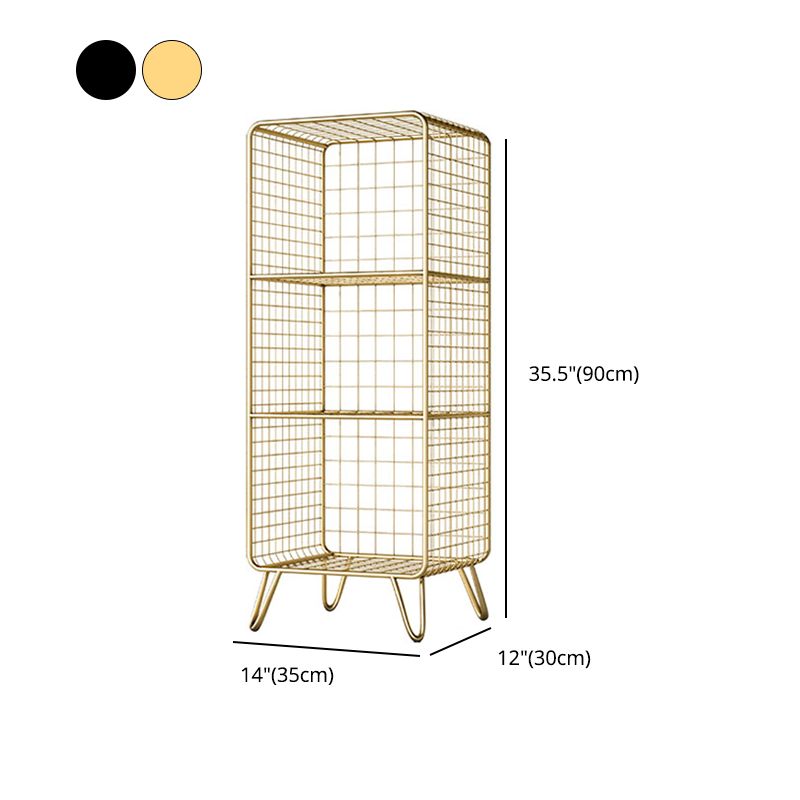 Modern Style Bookshelf Standard Vertical Closed Back Metal Bookcase Clearhalo 'Bookcases' 'furn' 'furn_bookcases' 'Furniture' 'furniture_bookcases' 'Office Furniture' 1200x1200_014b58d3-4fbe-4c61-b1bd-cab6721f5d00