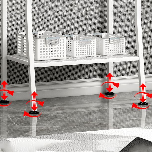 Zeitgenössischer Stil Leiter Buchhandlung Metal Open Back Bücherregal für Büro