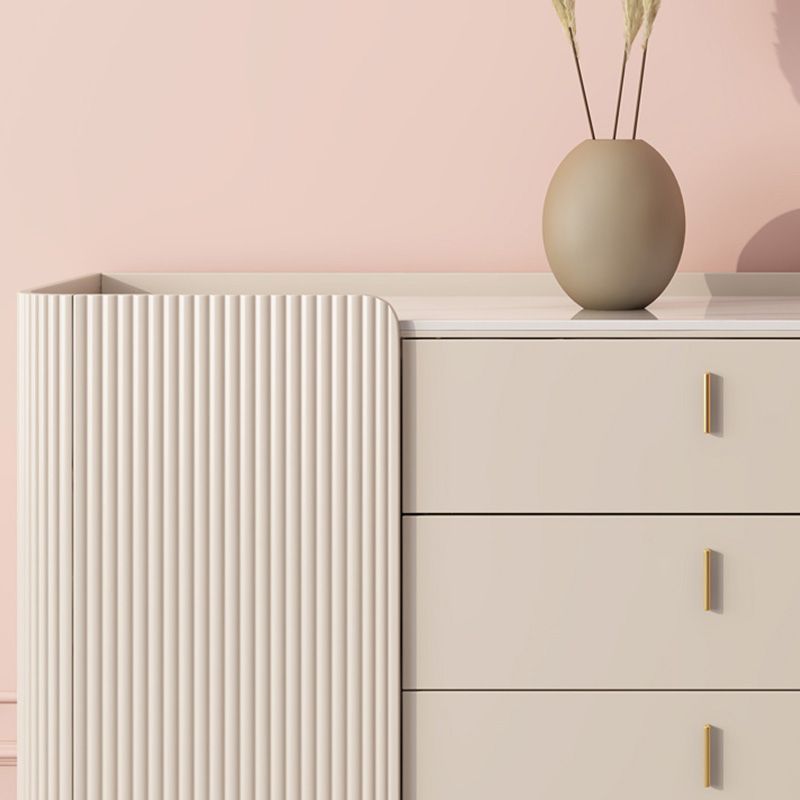 Sideboard di archiviazione di lusso Sinterizzata Sinterita Sinterita Sideboard con cassetti e porte