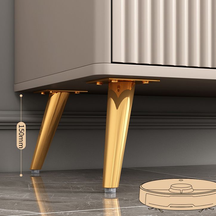 Tavolo da buffet in pietra moderna scheda laterale in stile moderno con armadi e cassetti